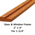 Door / Window Frame Set (4") for 1 3/4" Thick Doors / Windows