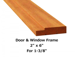 Door Frame Set (6") for 1 3/8" Thick Doors