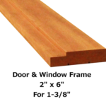 Door Frame Leg (6") for 1 3/8" Thick Doors