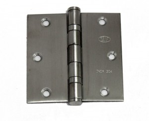 Pair of 3 1/2" x 3 1/2" Hinges with Ball Bearings